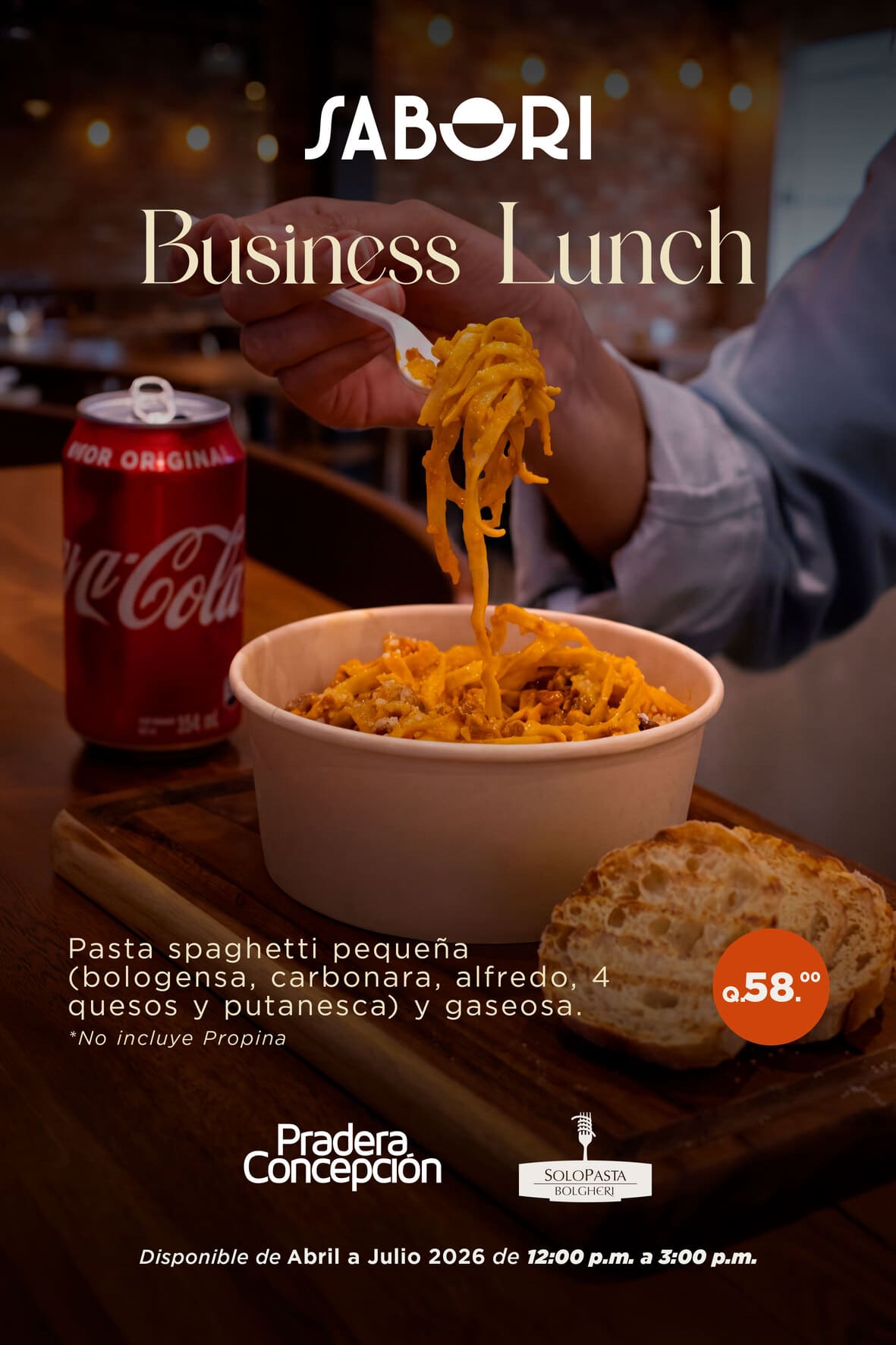 Business Lunch Solo Pasta
